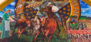 Oklahoma House of Representatives agriculture mural